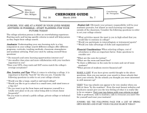March 2006 - Cherokee High School