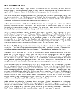 Business Format Essay Jackie Robinson And Mr Rickey Healthy Foods Essay also American Dream Essay Thesis The Noble Experiment Healthcare Essay Topics