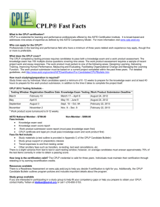 CPLP® Fast Facts