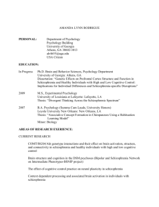 Curriculum Vitae - The Department of Psychology