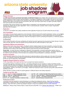 Program Overview The ASU Career Services and Alumni