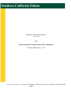 section 4.0 addendums - Southern California Edison