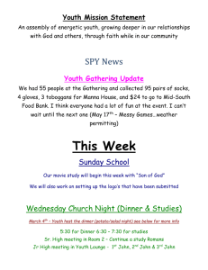 Youth Group Contacts - St. Paul United Methodist Church
