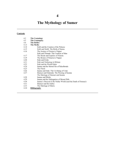 The Mythology of Sumer