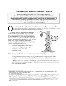 DeMythologizing Religion with Joseph Campbell