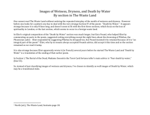 Images of Wetness Dryness and Death by Water