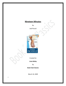 Nineteen Minutes - Book Club Classics!