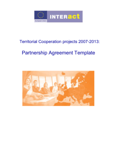 Partnership Agreement Template