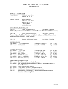 CV 01.30.16 - Gerontological Advanced Practice Nurses