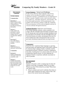 Comparing My Family Members – Grade 10 Pre