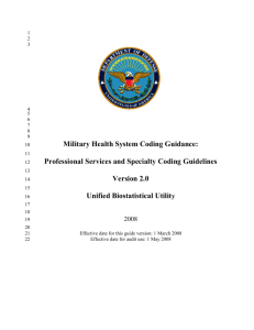 DoD Coding Guidelines