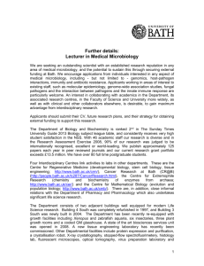 Further details: Lectureship in Stem Cell Biology or Developmental
