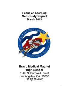 Table of Contents - Bravo Medical Magnet High School