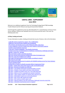 Docs - The Telecare Learning and Improvement Network