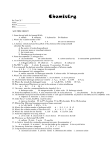 CH 7 Pre Test