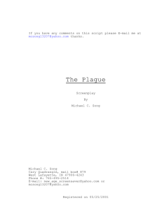 The Plague - SimplyScripts
