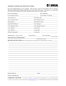 Protest Form 2012