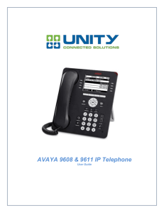 AVAYA 9608 9611 IP User Guide