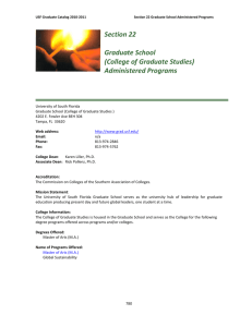 CANCER BIOLOGY - USF Office of Graduate Studies