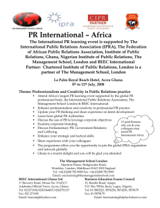 PR International – Africa - African Public Relations Association