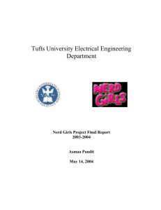 Tufts University Electrical Engineering Department