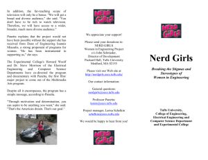 Nerd Girls Site Selection Page