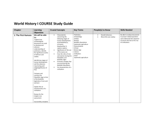 Honors Course Study Guide