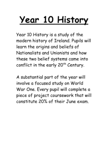 Year 10 History - Ballymena Academy