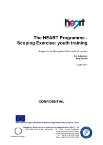 HEART initial research training report