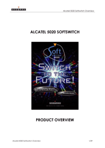 ALCATEL 5020 SOFTSWITCH