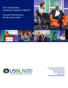 The US Business Leadership Network® (USBLN®) is a national non