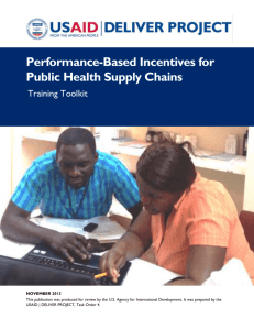 Performance-Based Incentives for Public Health