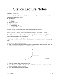 Statics Notes