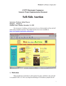 Sell-Side Auction