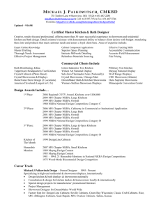 resume - Mike Palkowitsch, CMKBD