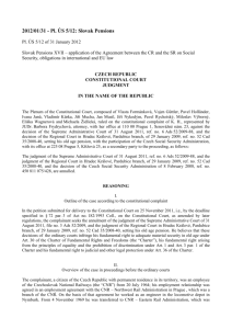 2012/01/31 - Pl. ÚS 5/12: Slovak Pensions Pl. ÚS 5/12 of 31 January