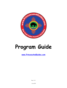 BCF Program Guide - DFW Indian Princess
