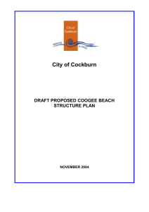 TABLE OF CONTENTS - City of Cockburn
