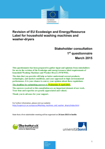 Questionnaire - JRC IPTS