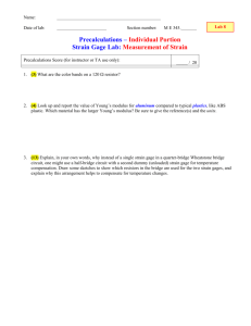 Lab 8  - Strain Gage