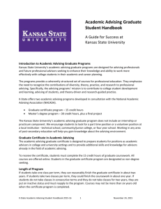 AA-Academic Advising Student Handbook2015-2016