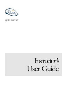 QUIA WebSAM User Guide(01