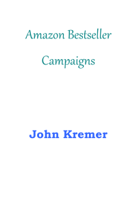 Amazon Bestseller Campaigns