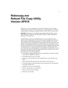 robocopy