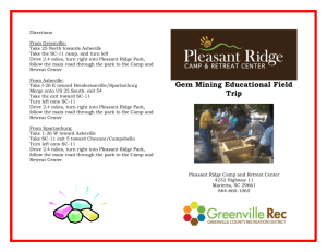 Gem Mining Education Field Trip Brochure