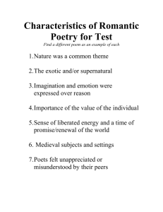 Characteristics of Victorian Poetry for Test