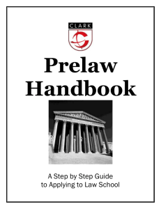 Prelaw Handbook - Clark University