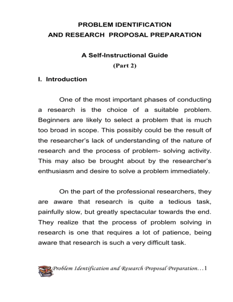 research problem identification pdf