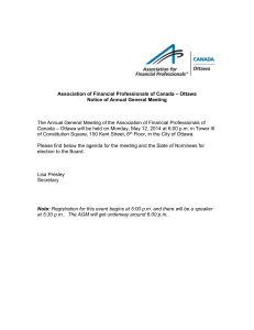 Notice of the AGM - AFP