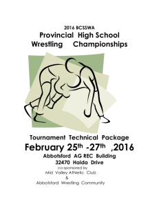 BC High School Championship - British Columbia Wrestling